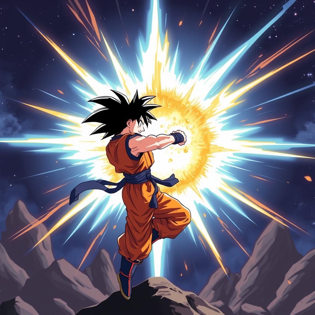 Download Anime Goku Punching The