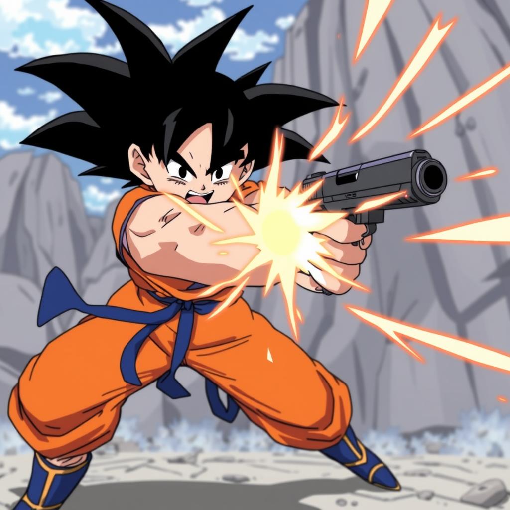 Download Anime Goku Shooting A