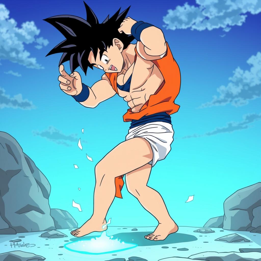 Download Anime Goku Urinating In