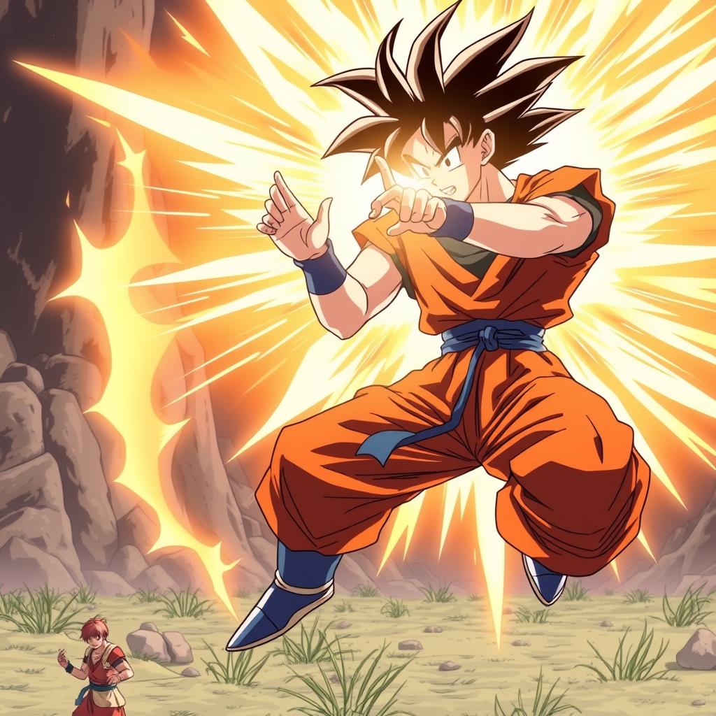 Download Anime Goku Using A