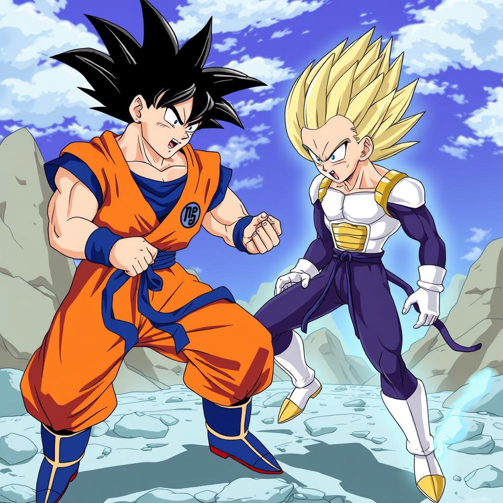 Download Anime Goku Vs Vegeta