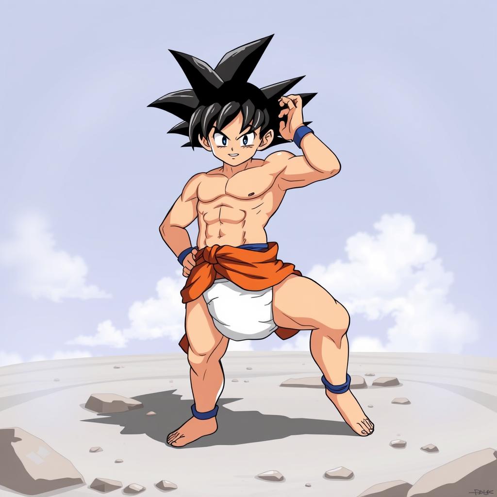 Download Anime Goku Wearing A