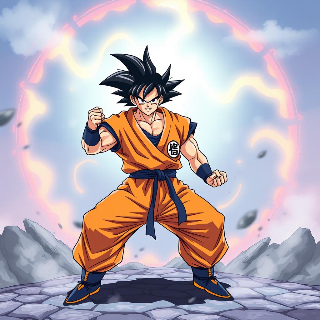 Download Anime Goku Wearing Karategi