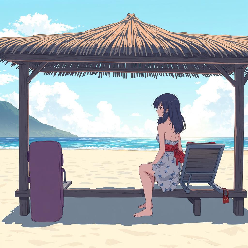 Download Anime Japanese Girl Beach