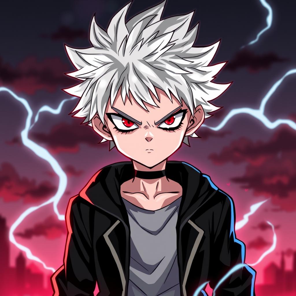 Download Anime Killua Zoldyck Smirking