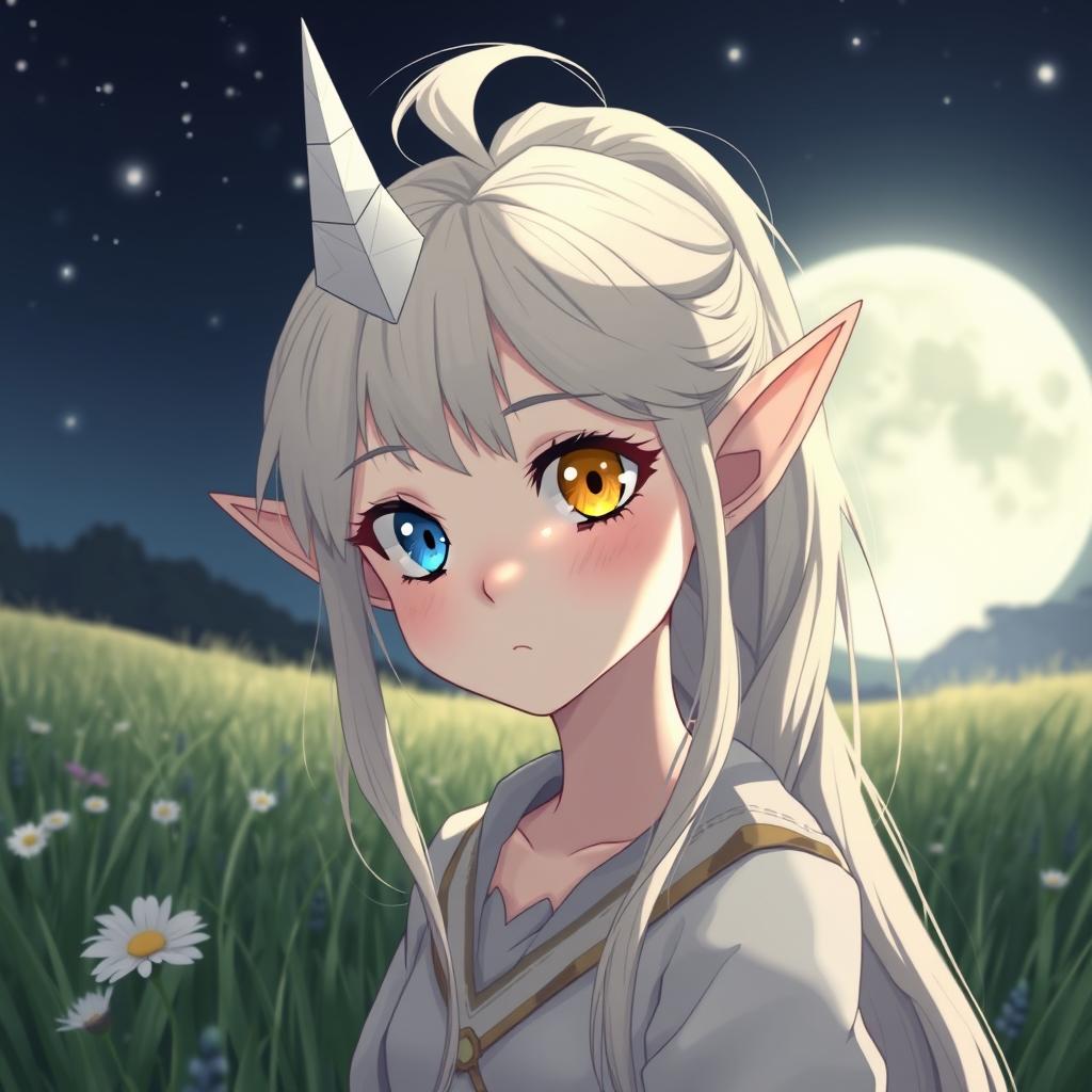 Download Anime Light Skinned Elf