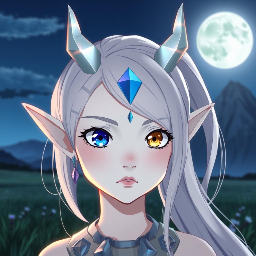 Download Anime Light Skinned Elf