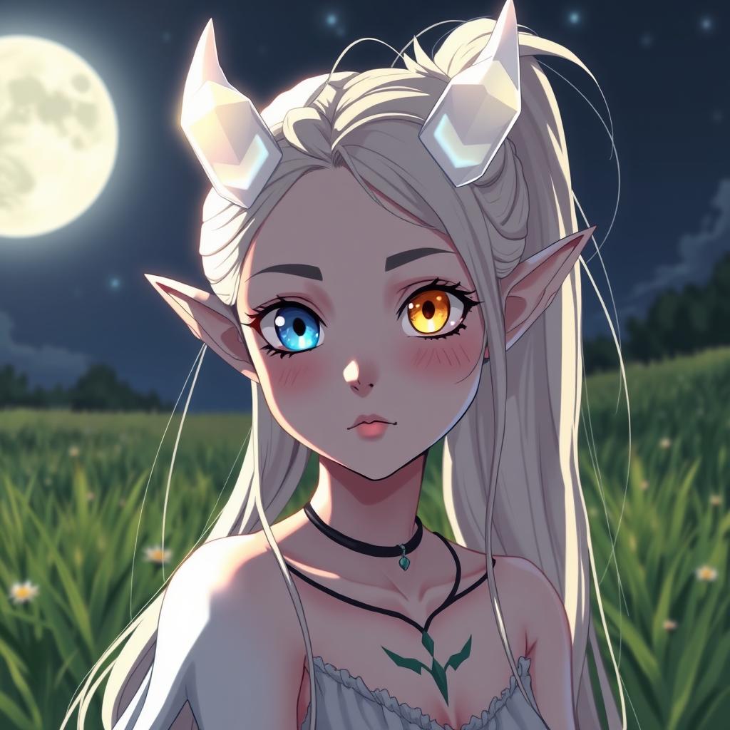 Download Anime Light Skinned Elf