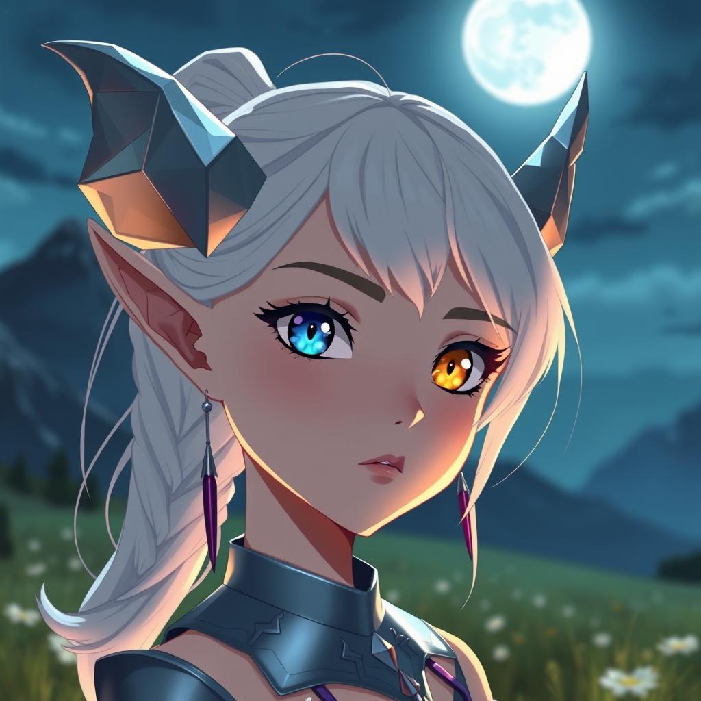 Download Anime Light Skinned Elf