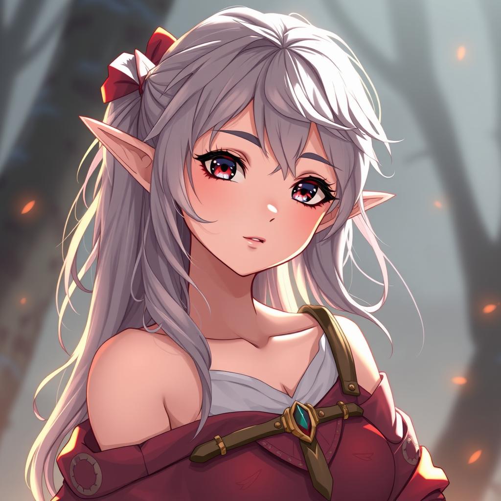 Download Anime Light Skinned Elf