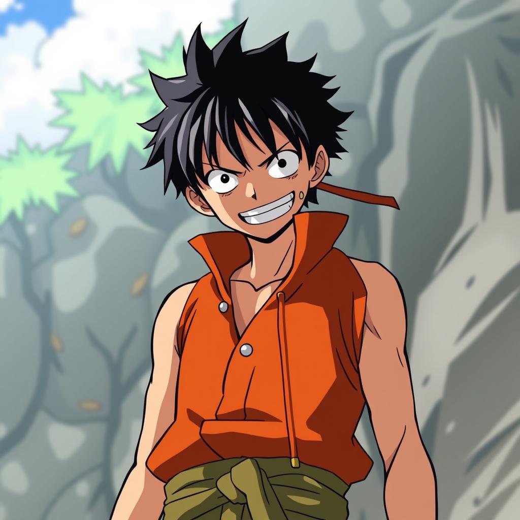 Download Anime Luffy From One