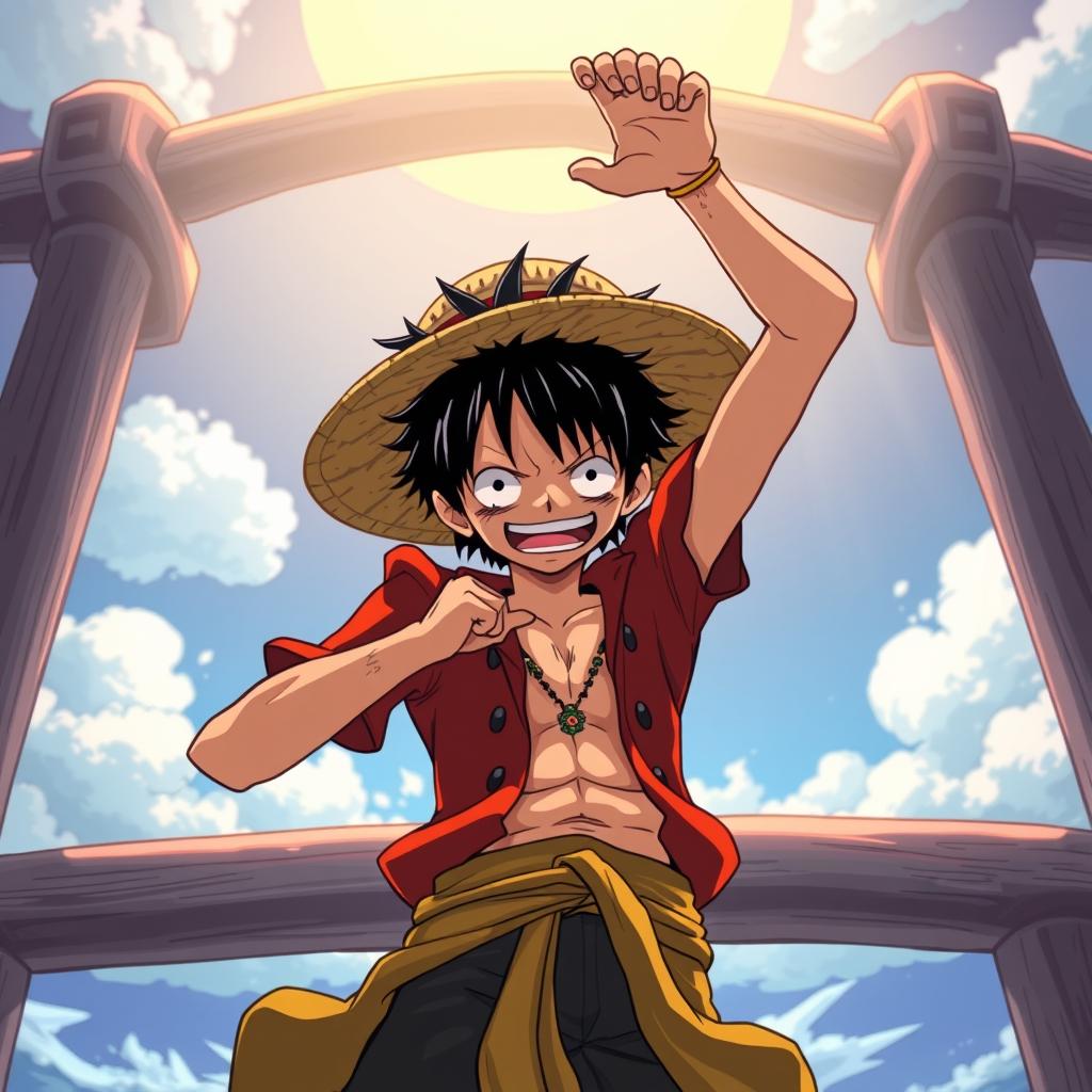 Download Anime Luffy In The