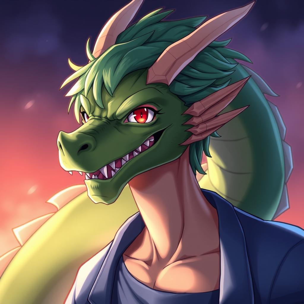 Download Anime Male Dragon Features