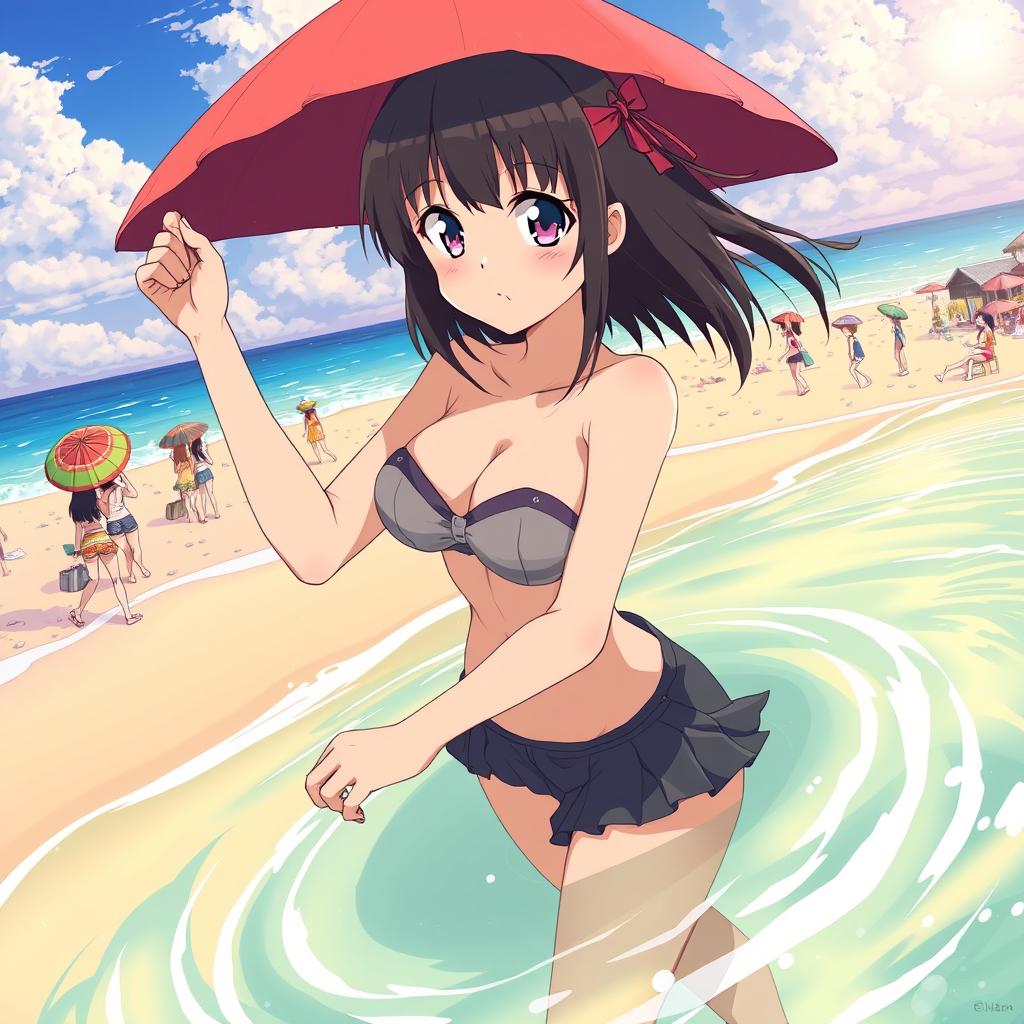 Download Anime Mikasa Beach Thick