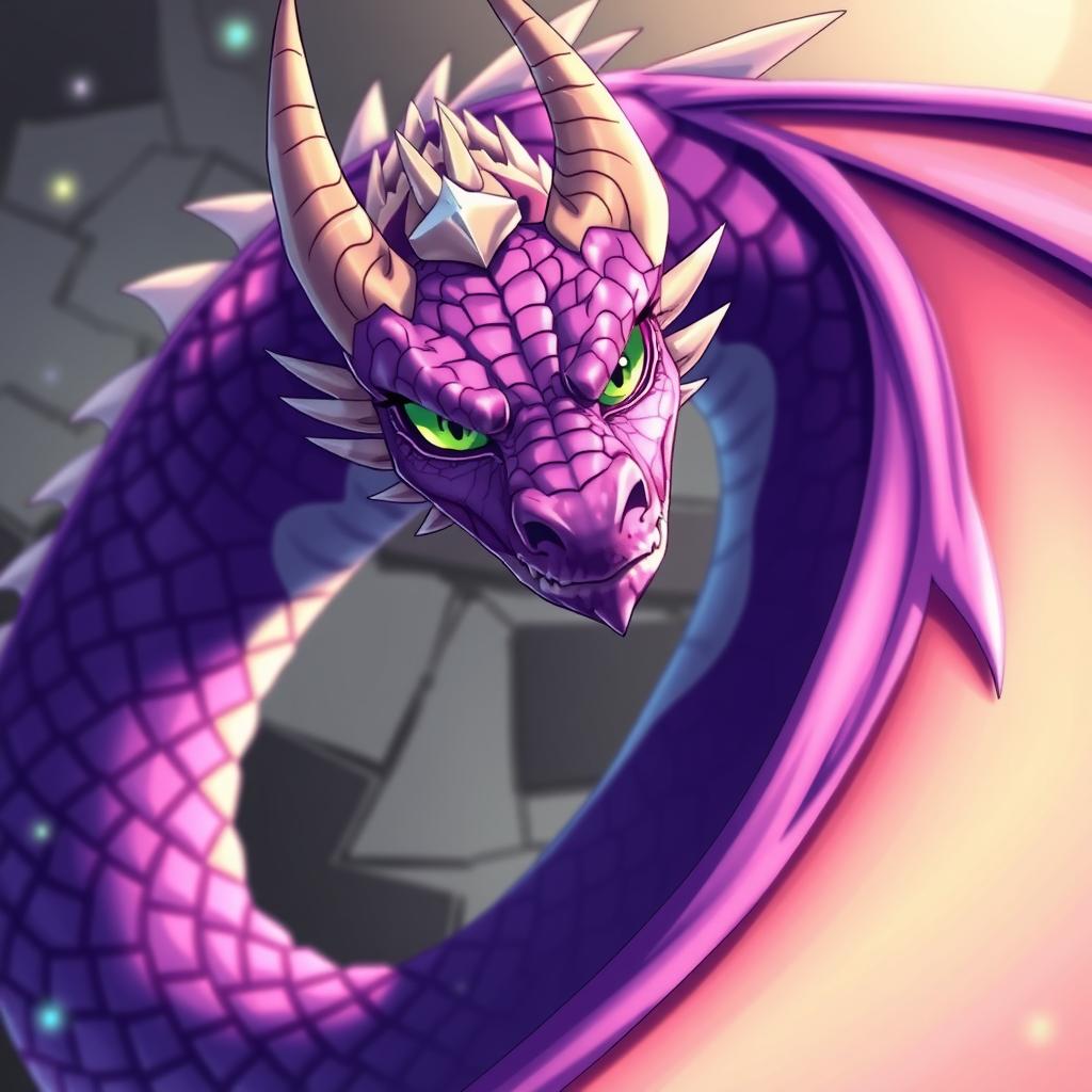 Download Anime Purple Dragon Scales