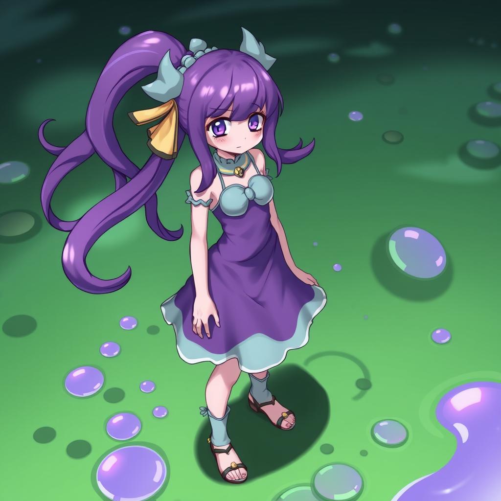 Download Anime Purple Slime Girl