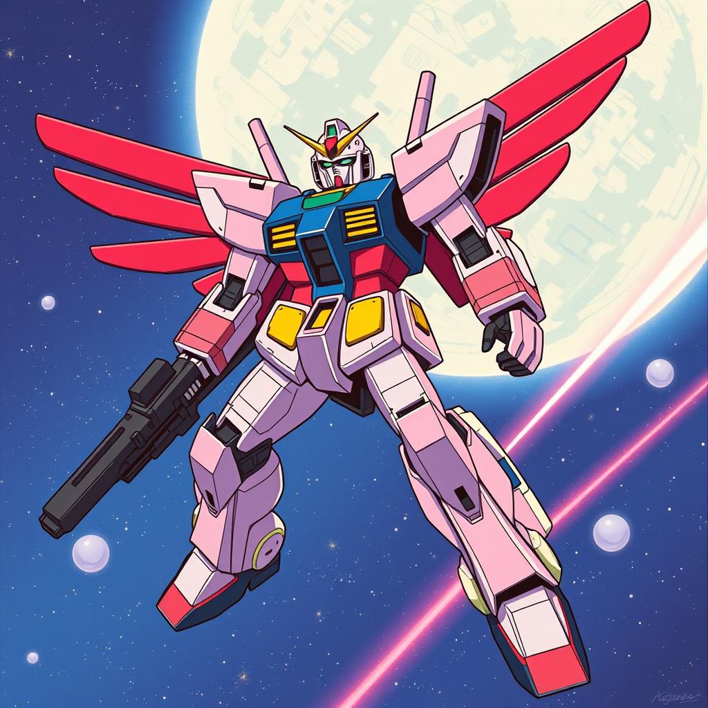 Download Anime Retro Gundam 70s