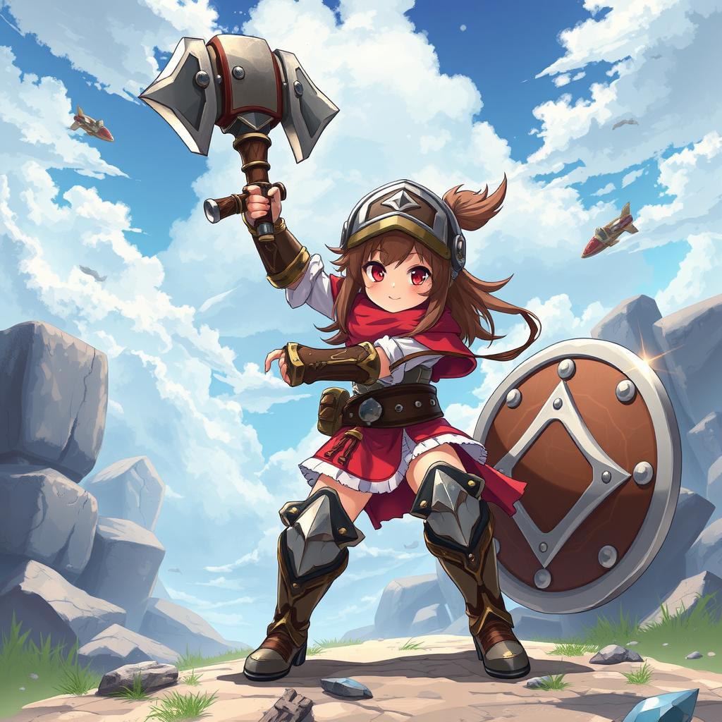 Download Anime Small Girl Warrior