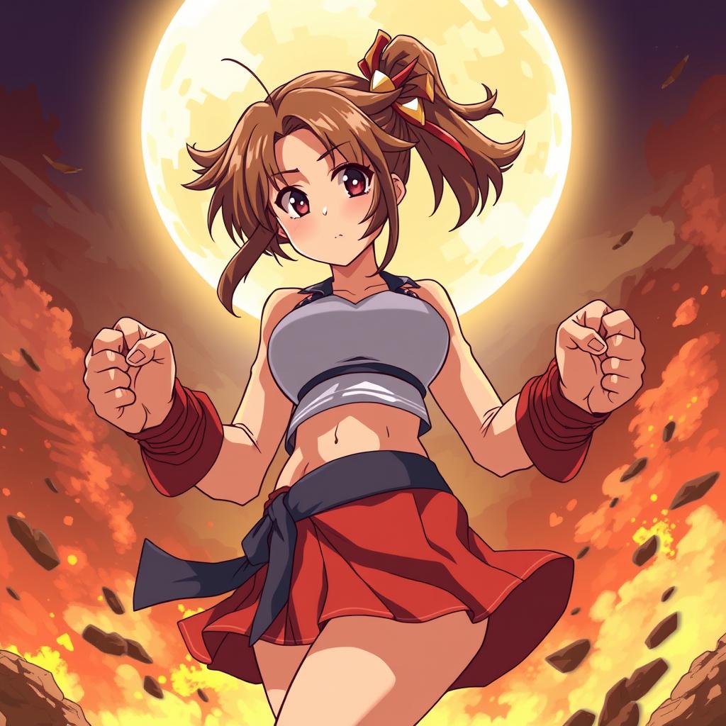 Download Anime Strong Anime Girl