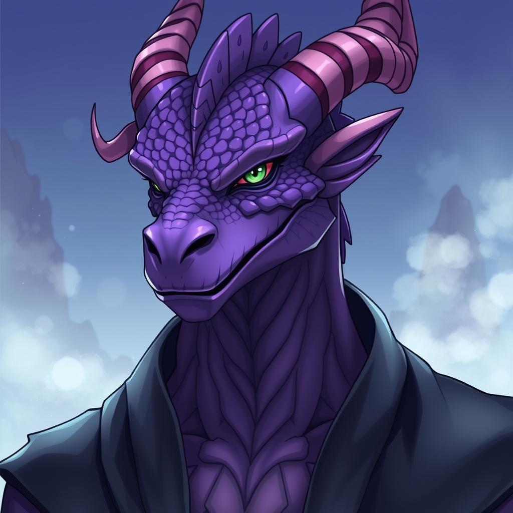 Download Anime Tall Purple Dragonborn