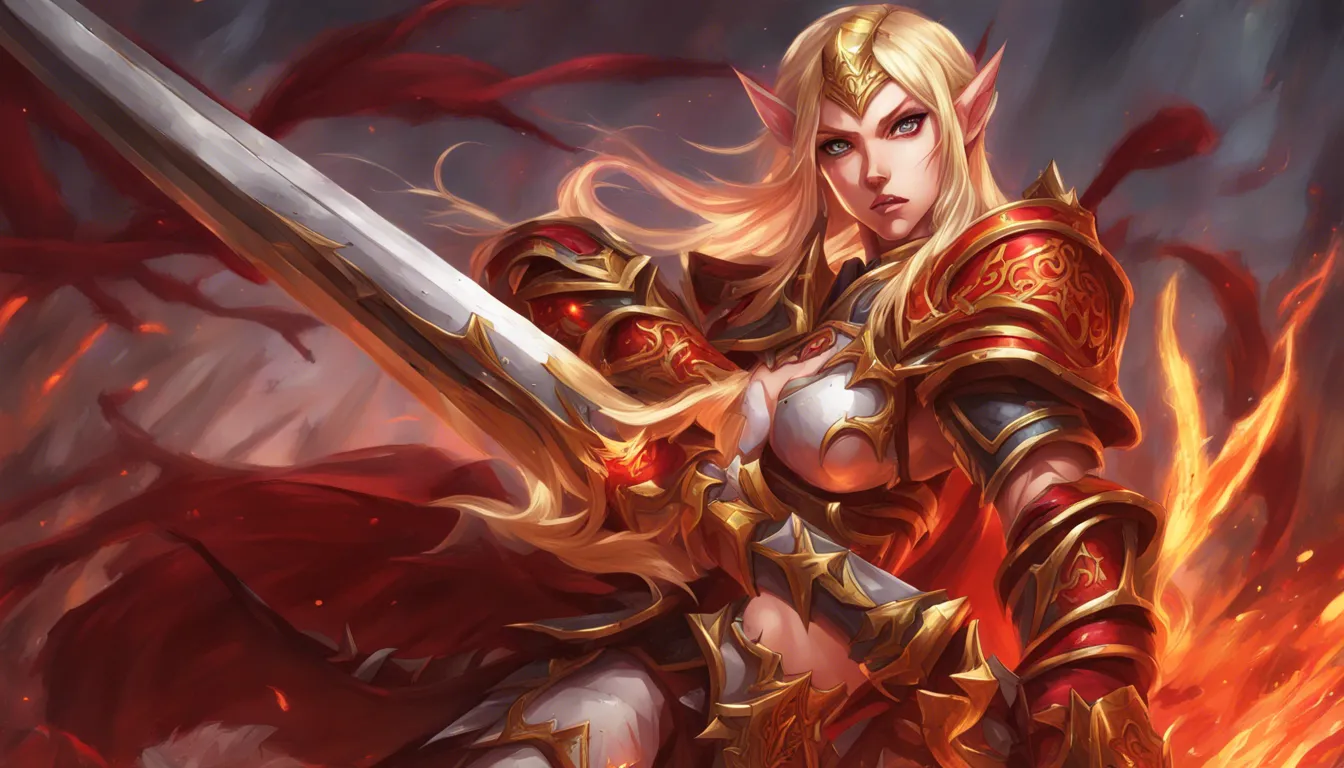 Download Anime World Of Warcraft Female Blood