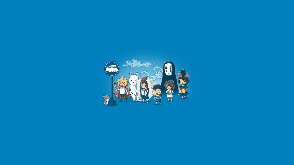 Download Spirited Away characters illustration