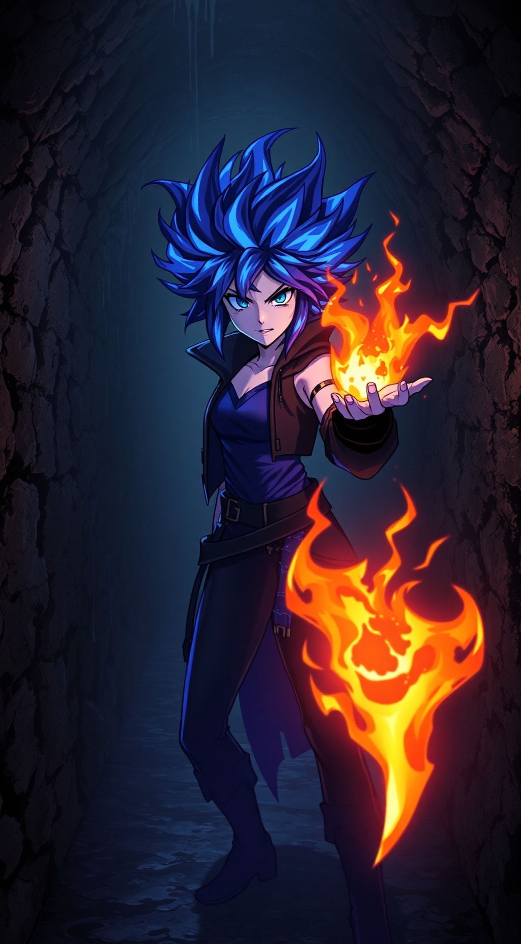 Download Arcane Jinx Holding Flame In A