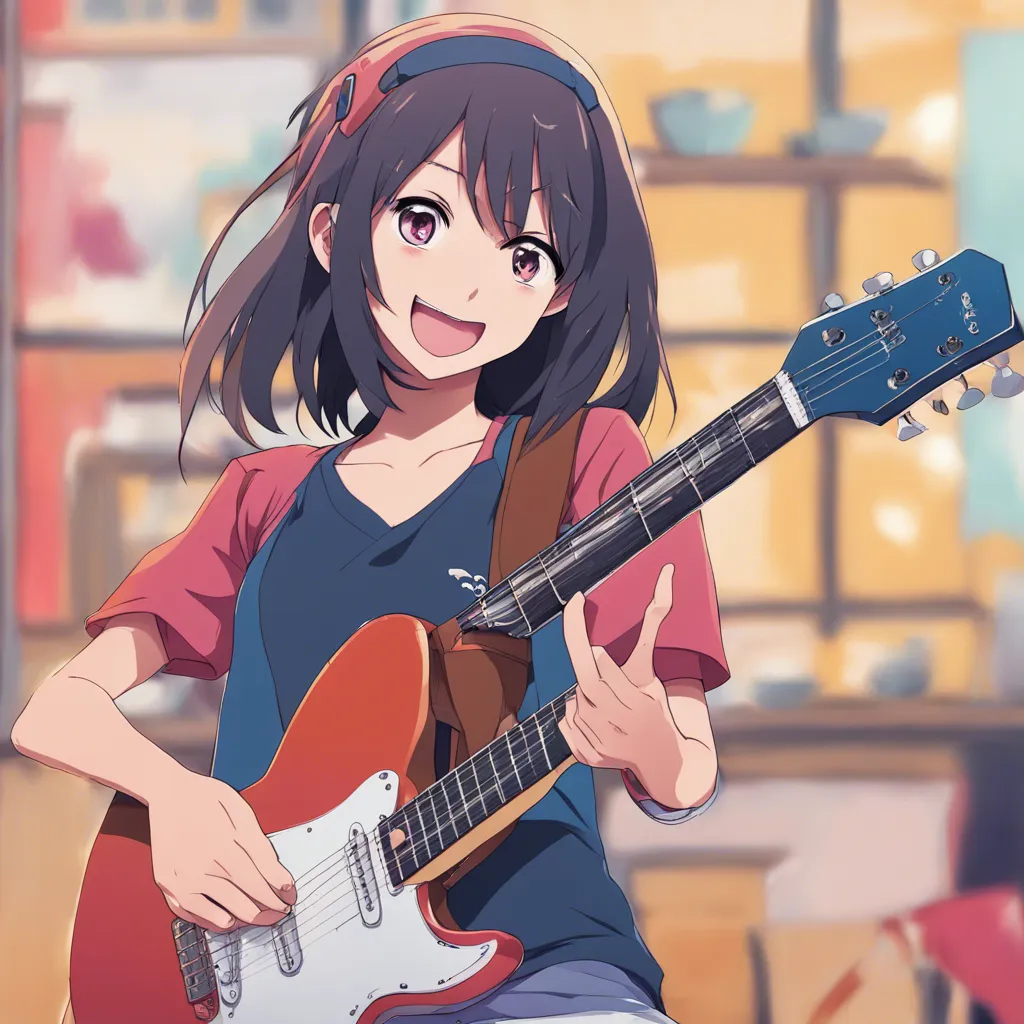 Download Azusa From Kon Playing Guitar