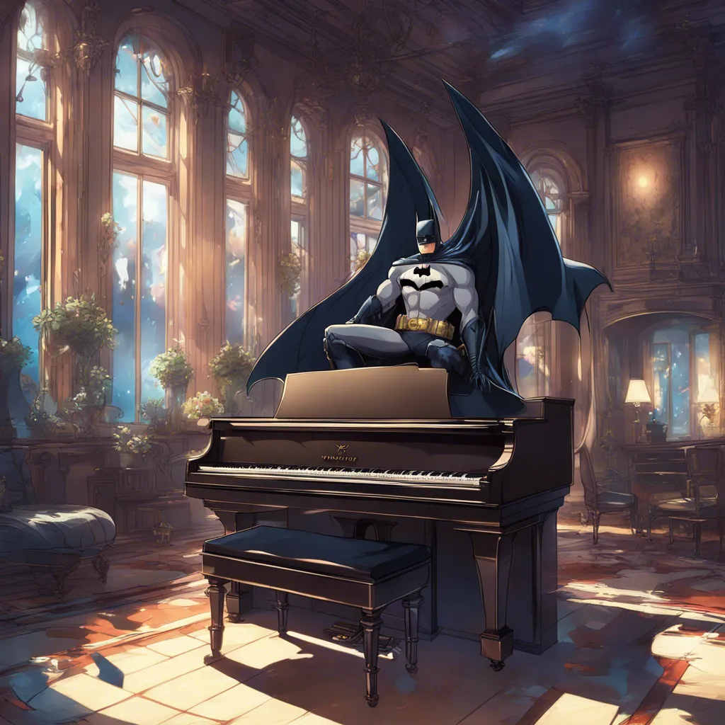 Download Batman Sitting In His Mansion In