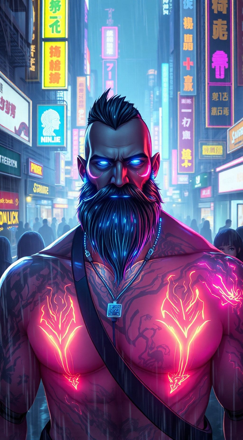 Download Beard Cyberpunk