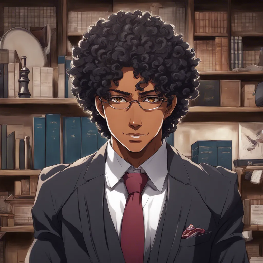 Download Black Lawyer With Curly Hair