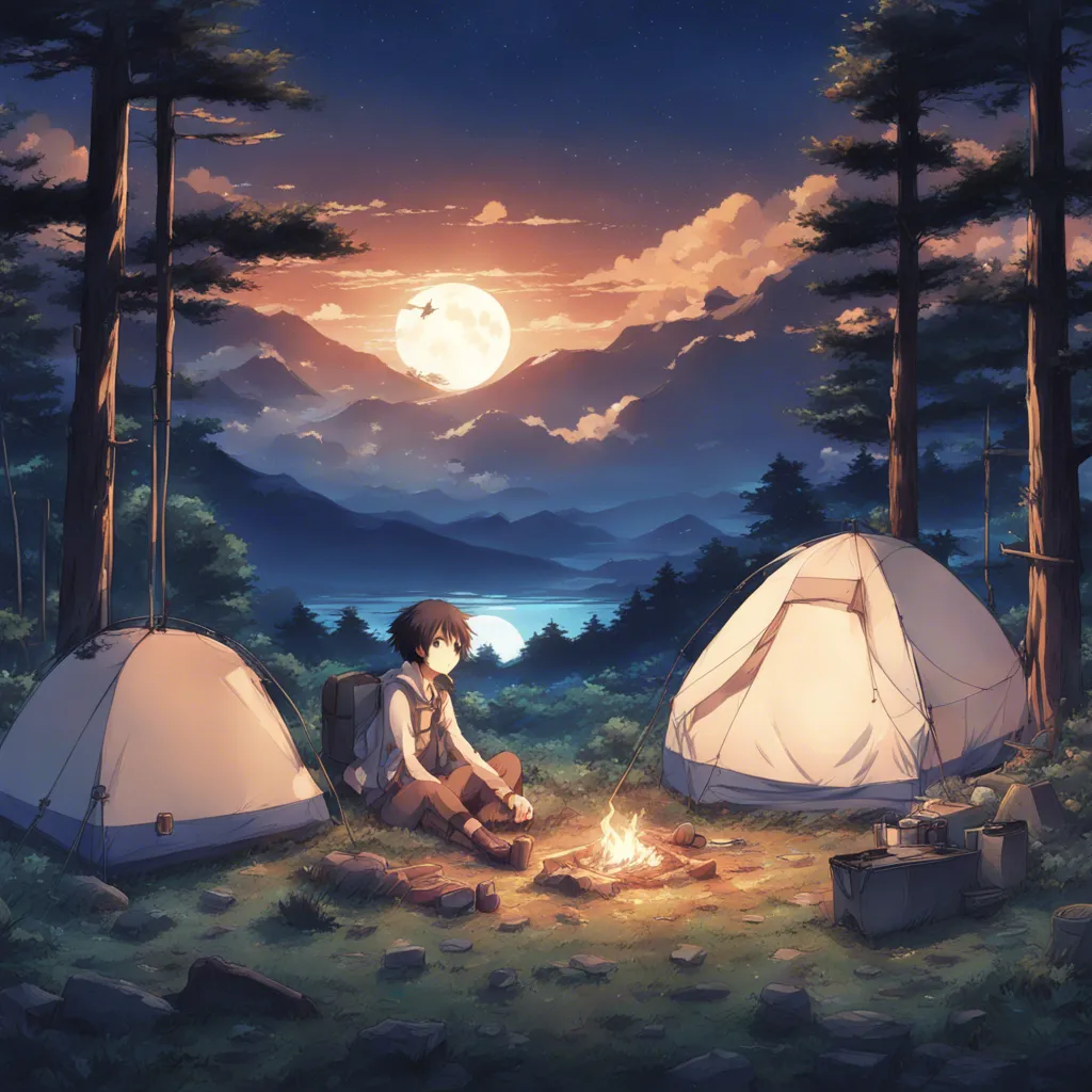 Download Camping By The Moonlight