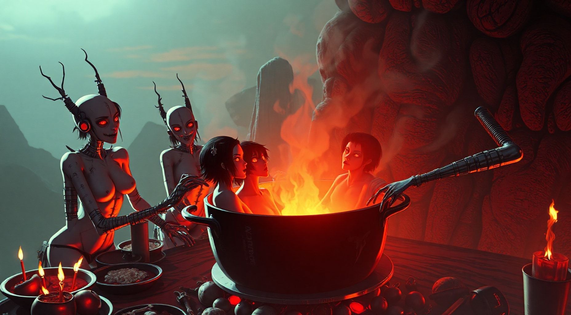 Download Cannibals Cooking Naked Women Alive