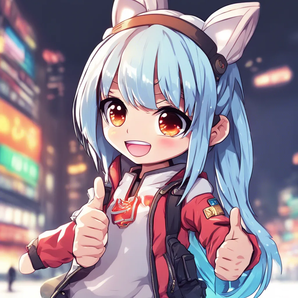 Download Chibi Girl Thumbs Up