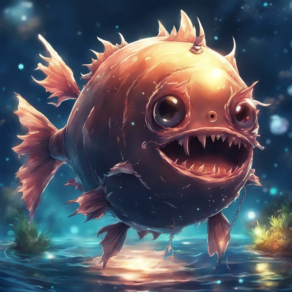 Download Cute Anglerfish With Light