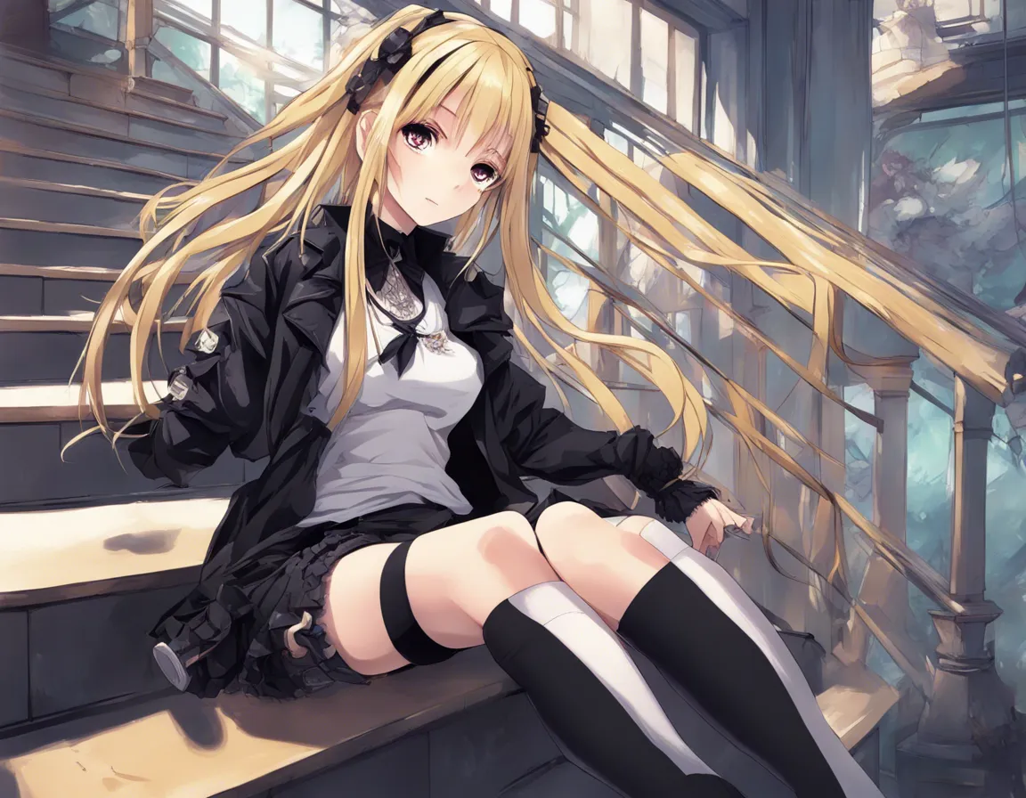 Download Cute Anime Girl With Blond Hair