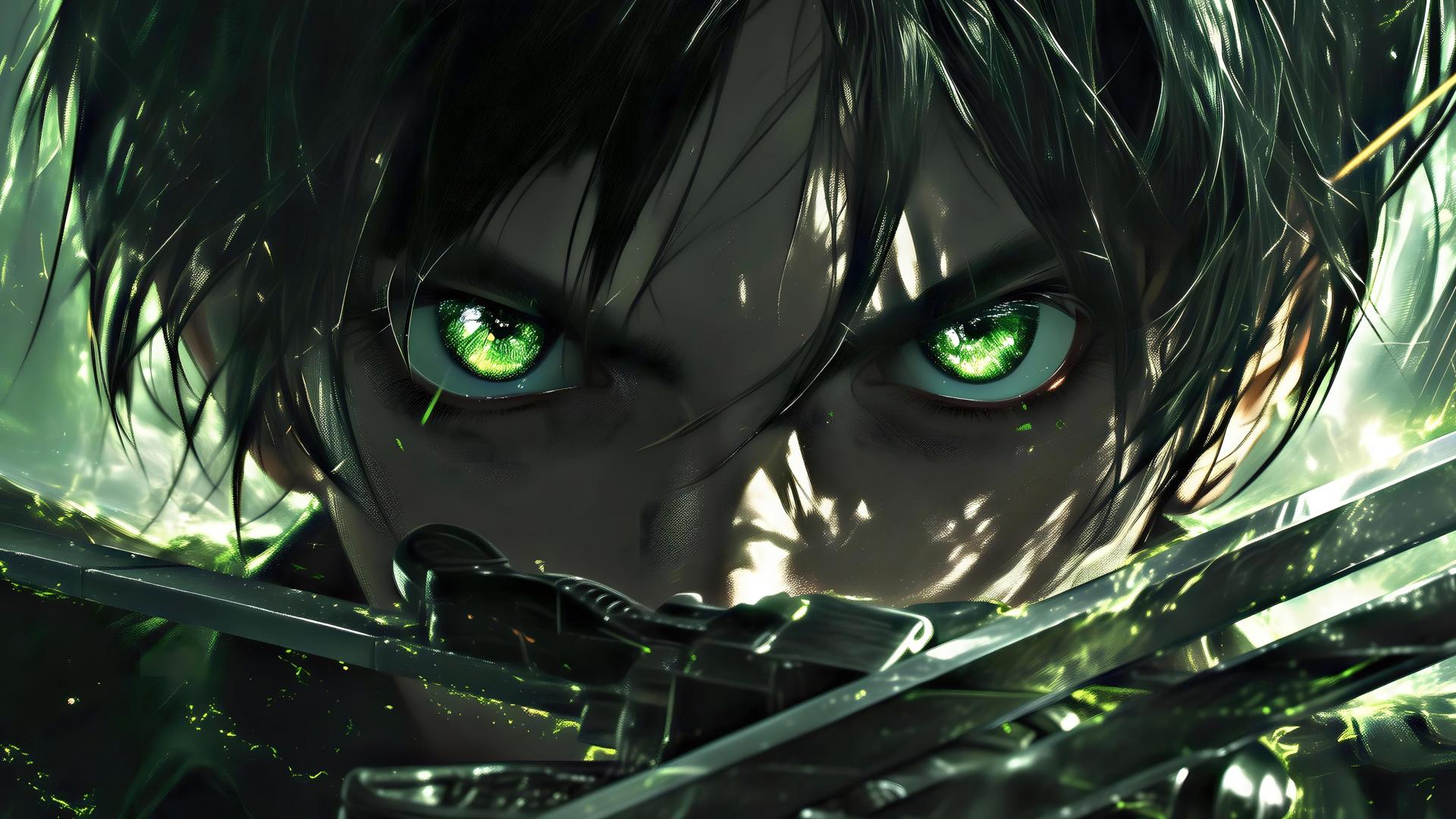 Download Eren Yeager Green eyes