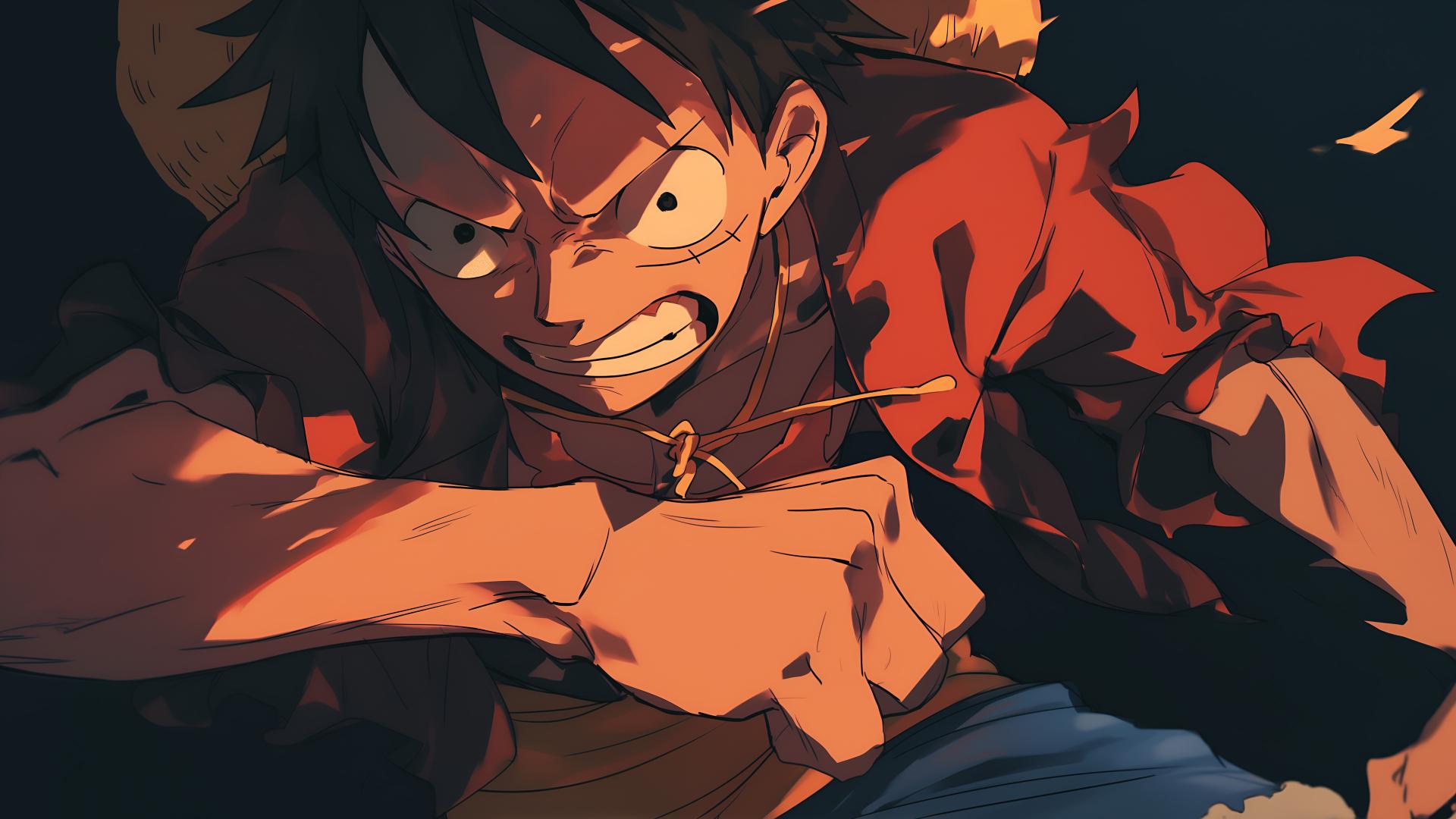 Download Luffy Angry Fight One Piece