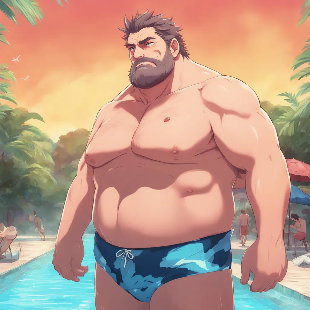 Download Dad Bod Man In Speedo