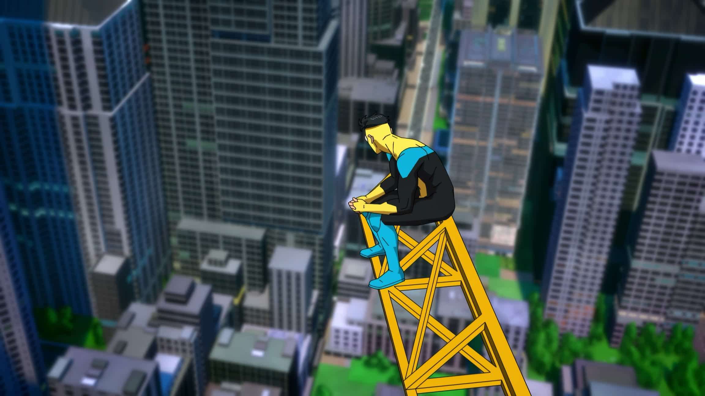 Download Mark Invincible Chilling on Crane