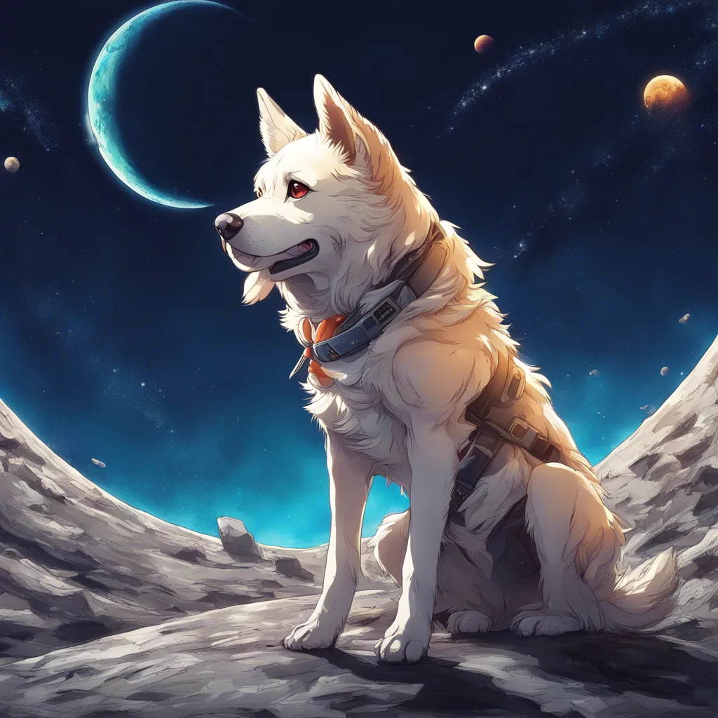 Download Dog On Moon