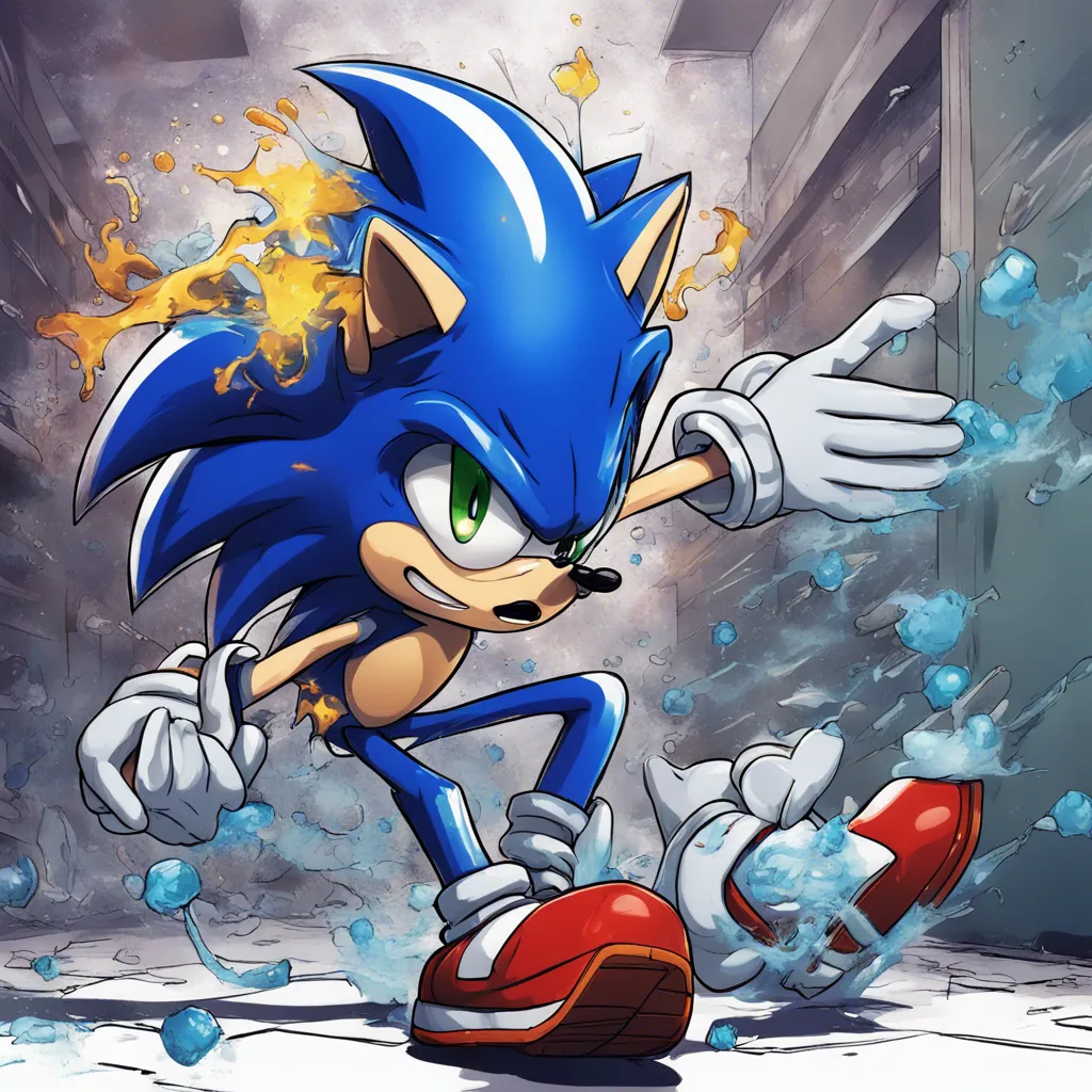 Download Draw Sonic The Hedgehog Losing His