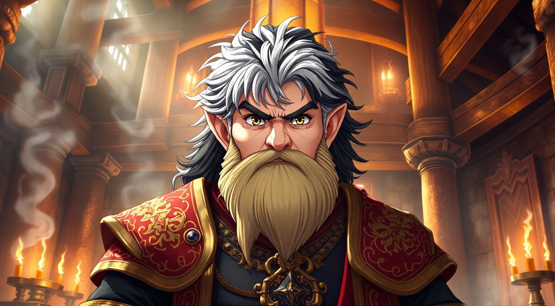 Download Dwarf Race Man Hazel Eyes Chin