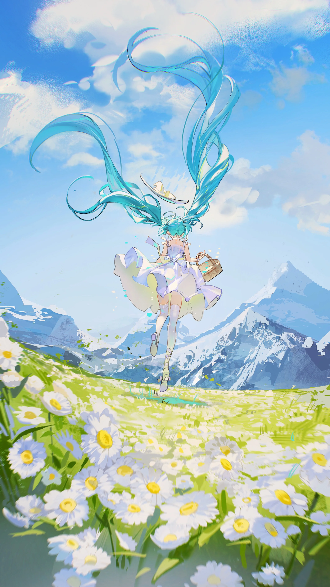 Download Hatsune Miku Painting Vocaloid Art