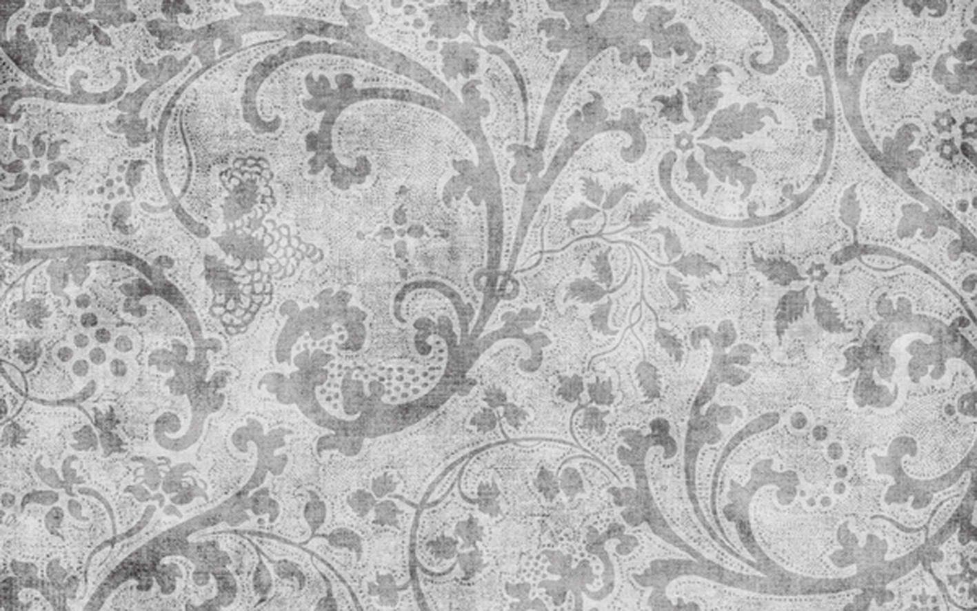 Download Black and White Floral Textile Wallpaper