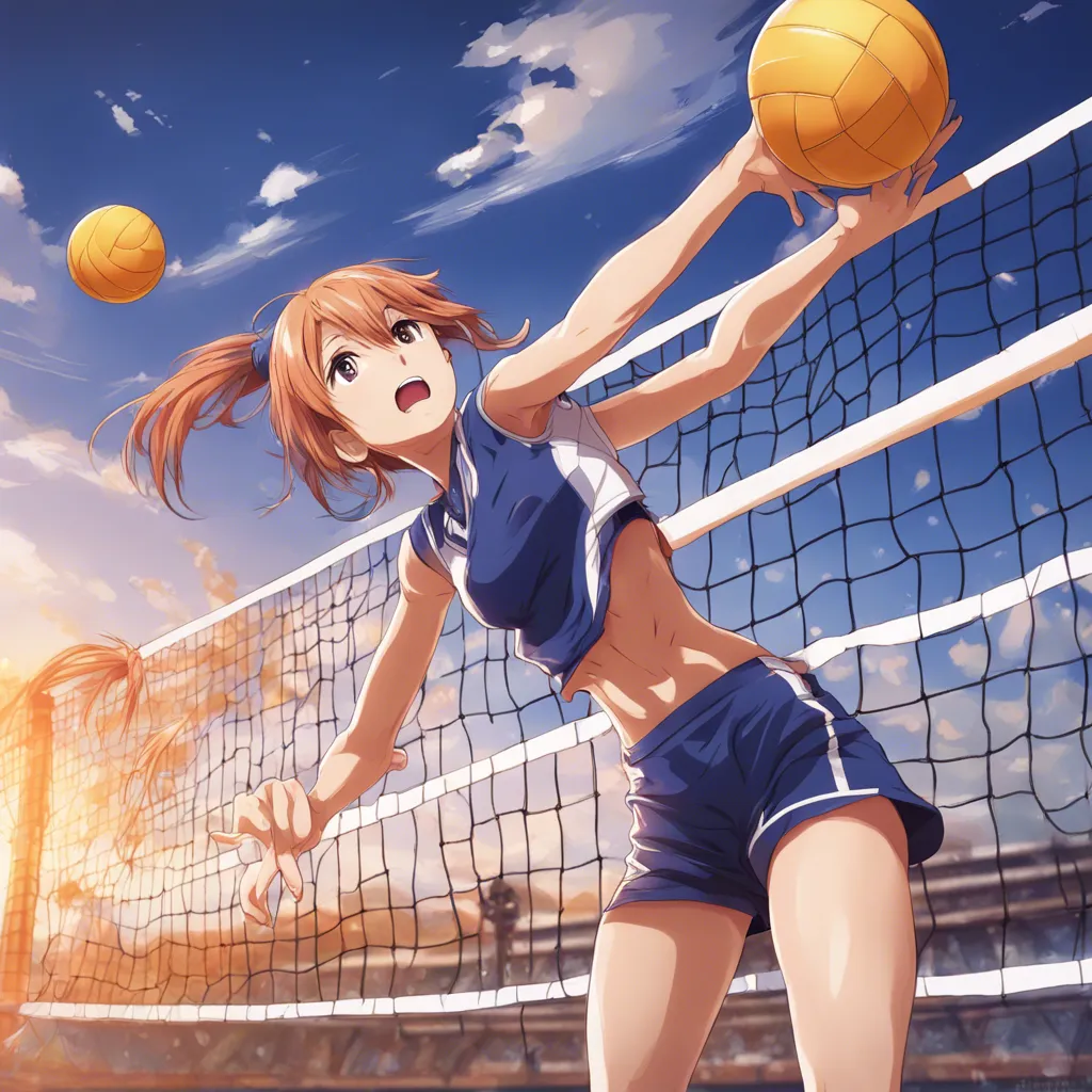 Download Girl Playing Vollyball