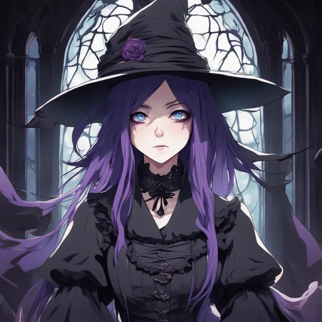 Download Goth Loli Witch With Dark Purple