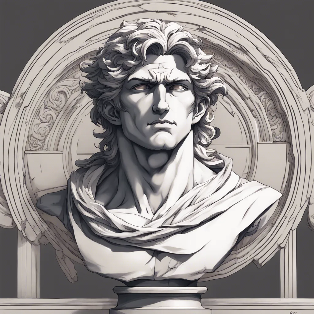 Download Greek God Marble Bust Low Fidelity