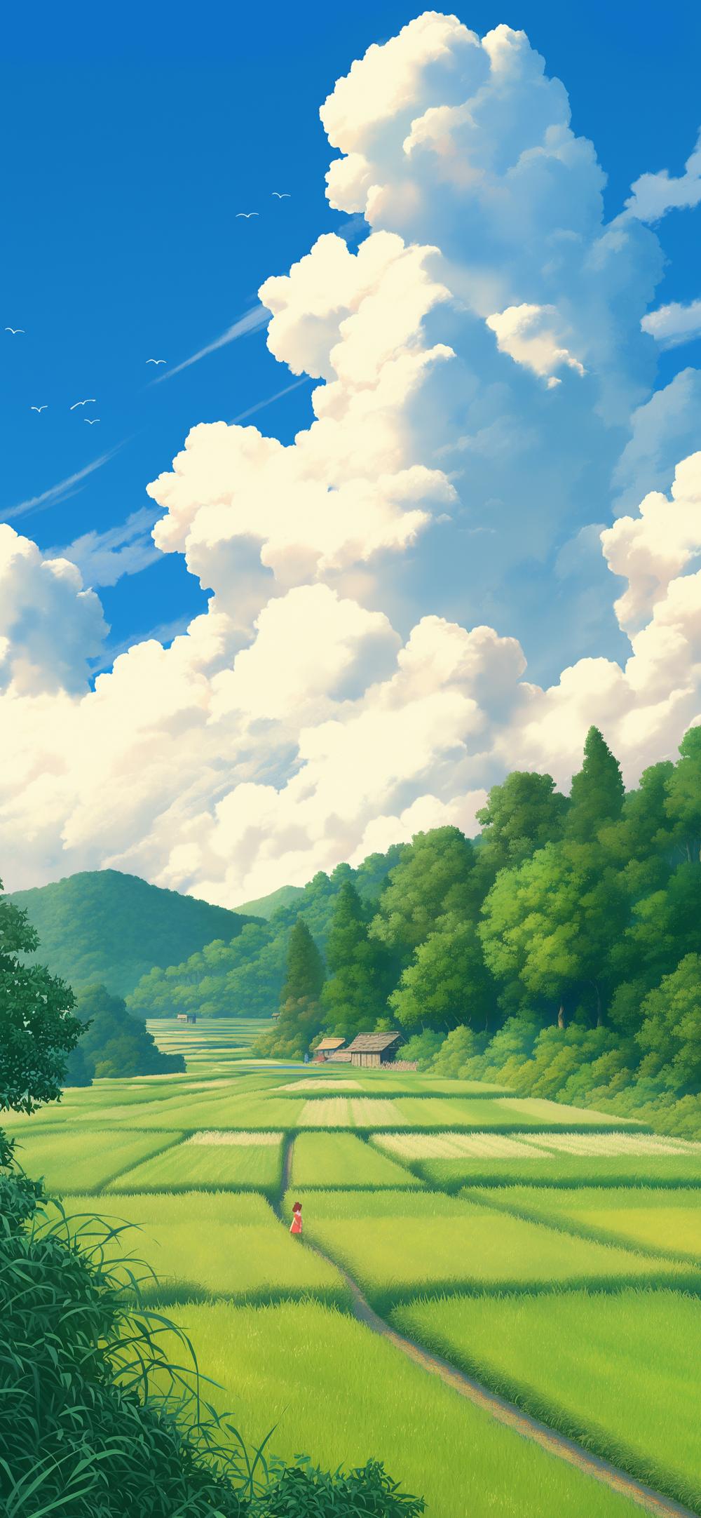 Download Ghibli Countryside Serenity