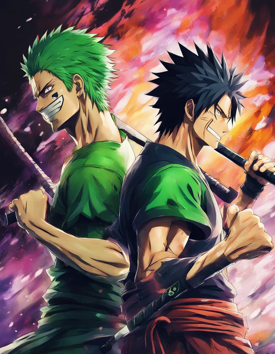 Download Hybrid Of Zoro And Sasuke